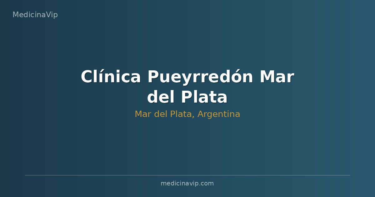 Clínica Pueyrredón Mar del Plata