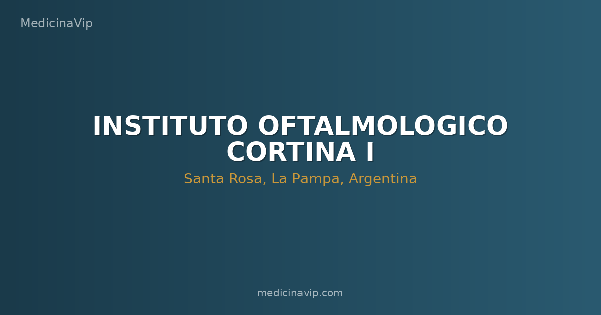 INSTITUTO OFTALMOLOGICO CORTINA I