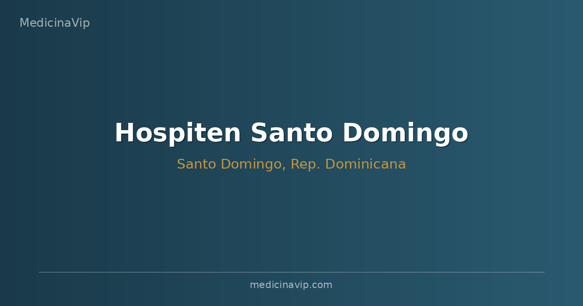 Hospiten Santo Domingo